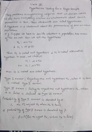 Simplex Algorithm Notes for Linear Programming (MATH 101) - Studocu