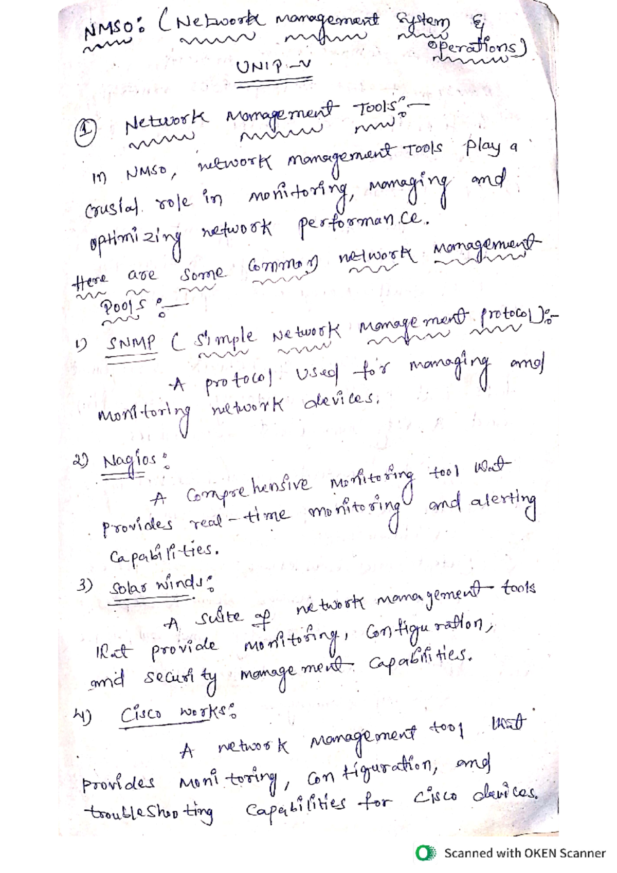 NMSO Notes UNIT 5 , 2,3 - It is used to learn students and lecture ...