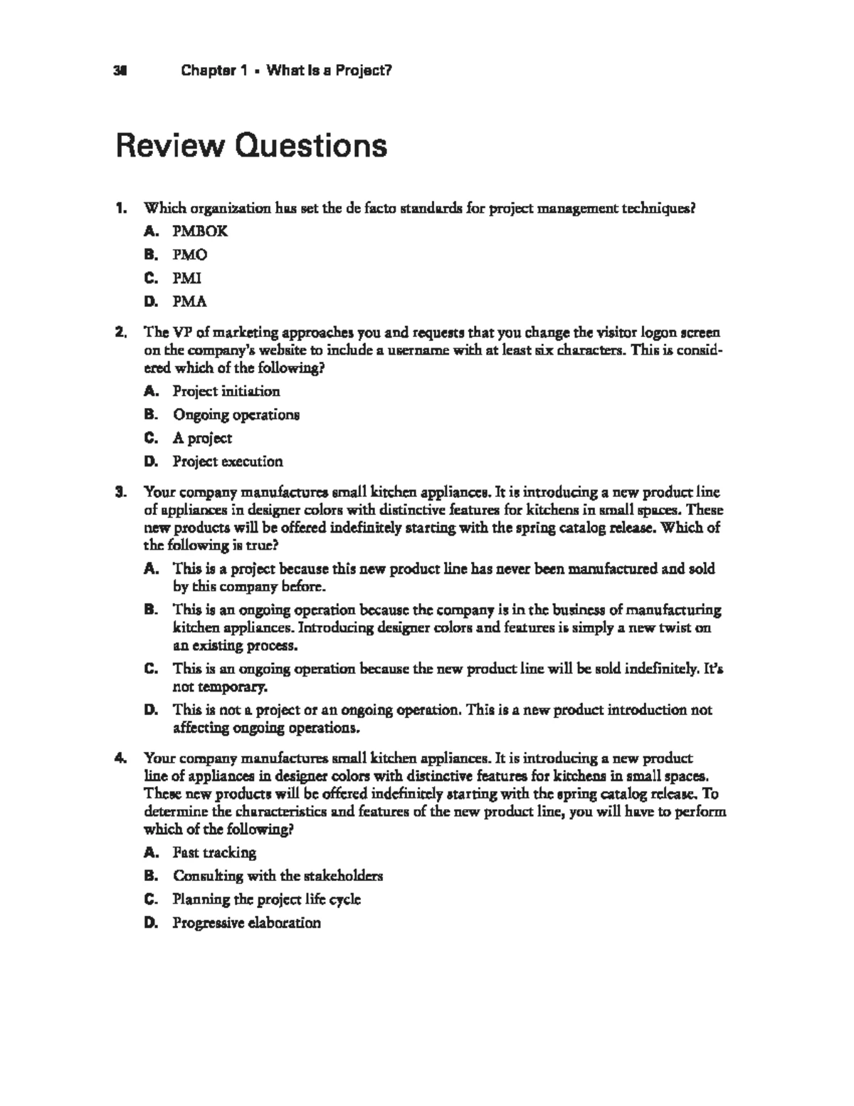 Chuong 6 - Risk Planning and Analysis Review Questions for Project ...