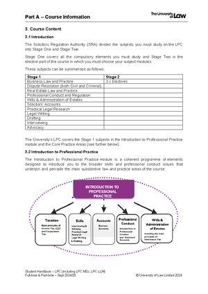 5. Course Structure - Part A – Course Information 5. Course Structure 5 ...