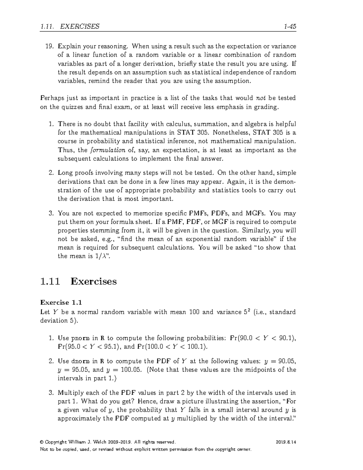 Stat305 CH1 - Chapter 1 Study Notes and Key Concepts - Studocu