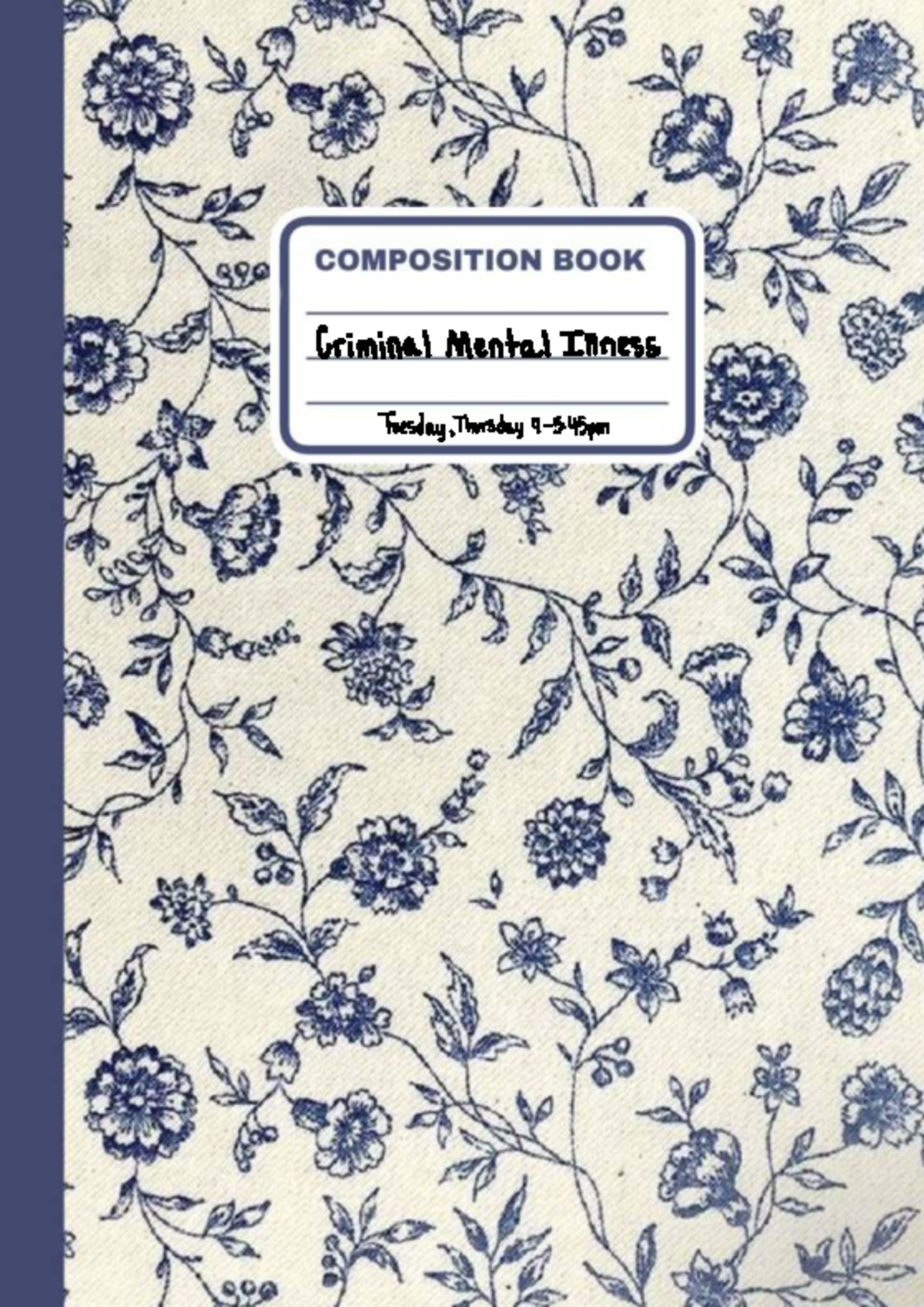 Criminalization of Mental Illness: Historical Perspectives (CRIM 101 ...
