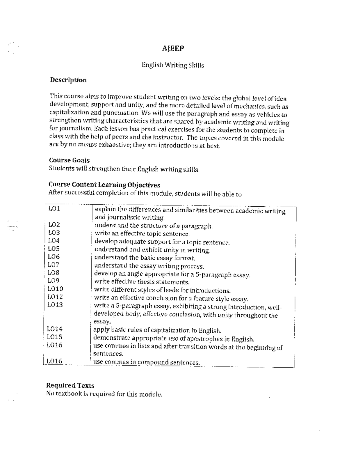 AJEEP English Writing Skills: Enhancing Academic & Journalistic Writing ...