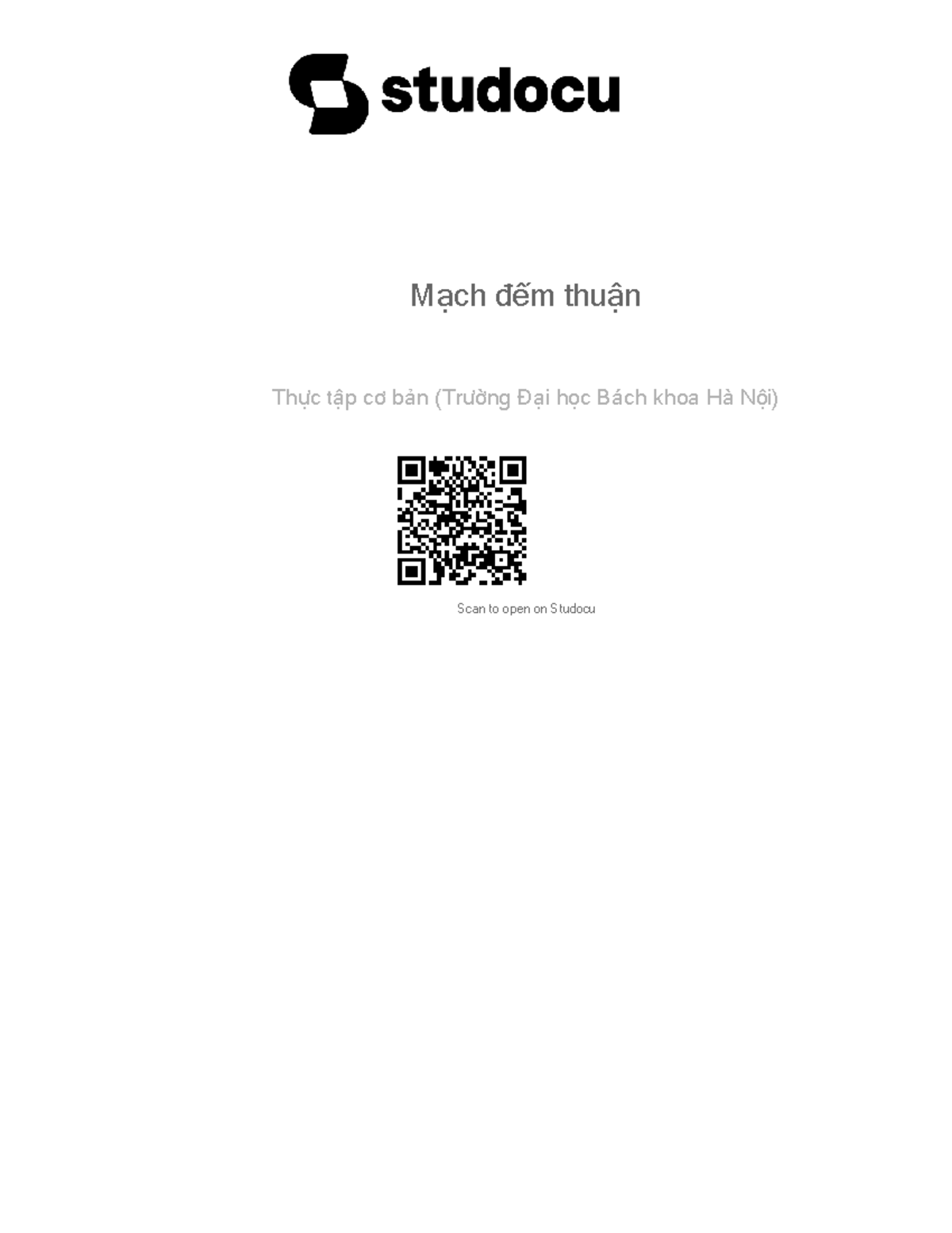 Mach-dem-thuan 3 - Thành công - Mạch đếm thuận Thực tập cơ bản (Trường ...