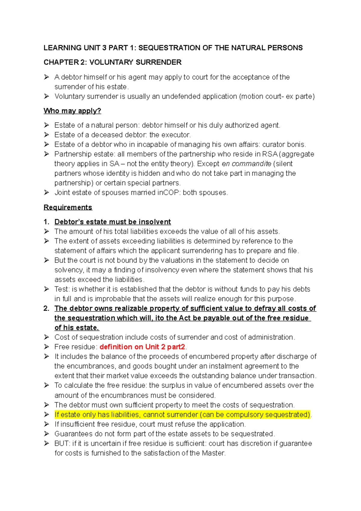 Chapter 3: Understanding Patrimonial Loss, Causes & Categories (LAW 201 ...