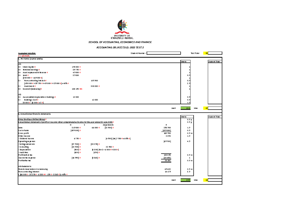 Final Exam 2 Solutions 2022 - ACCT212 Accounting 2B - Studocu