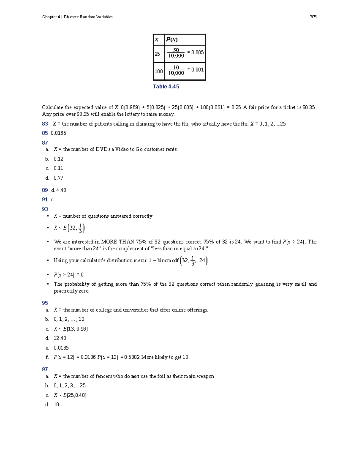 Chapter 4: Discrete Random Variables - Introductory Statistics (Part ...