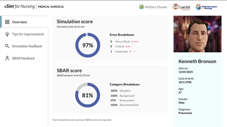 Nursing I Simulation Overview: Kenneth Bronson Case Study - Studocu
