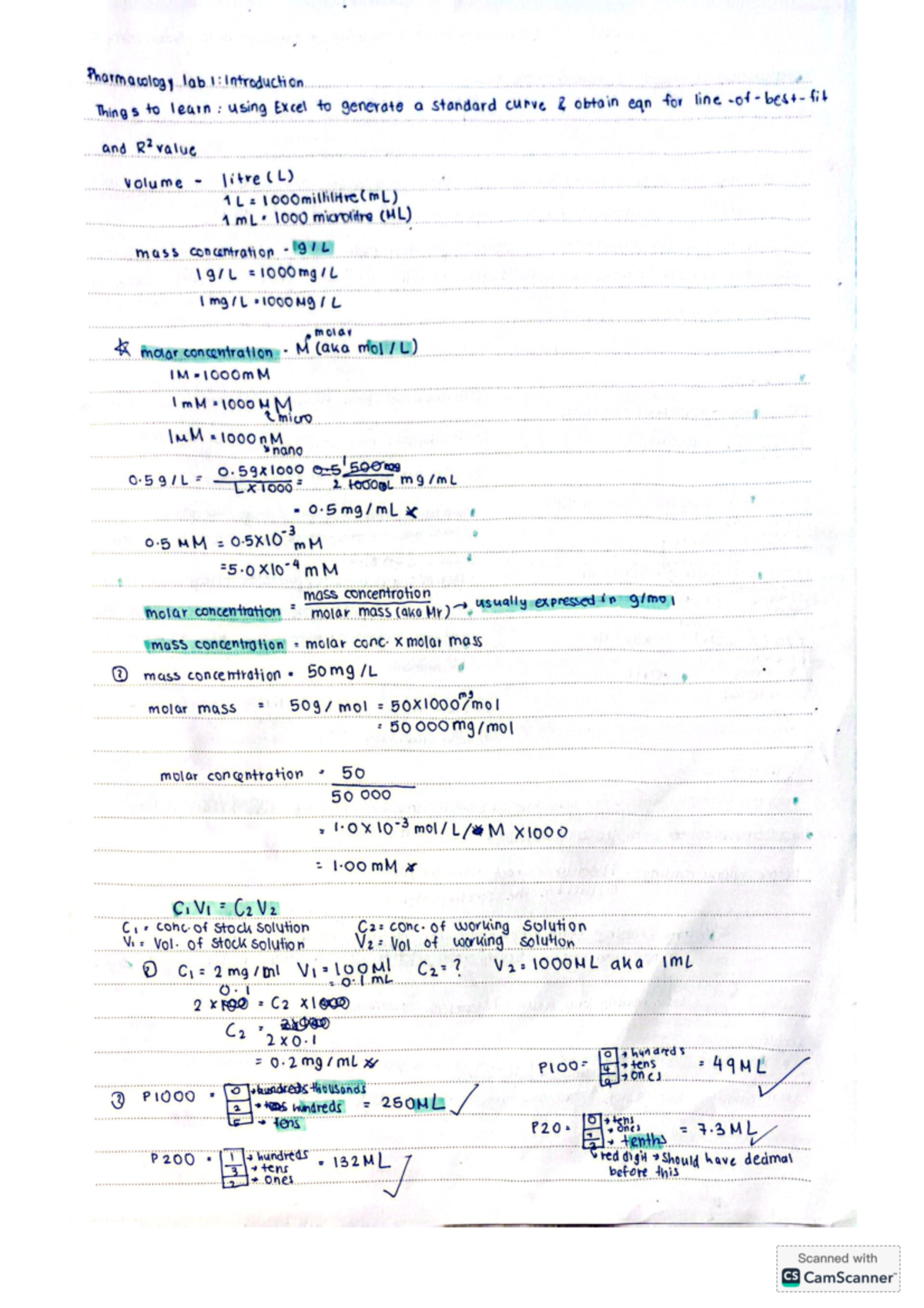 Pharmacology lab 1 notes - Pharmacology lab :Introduction Things to ...