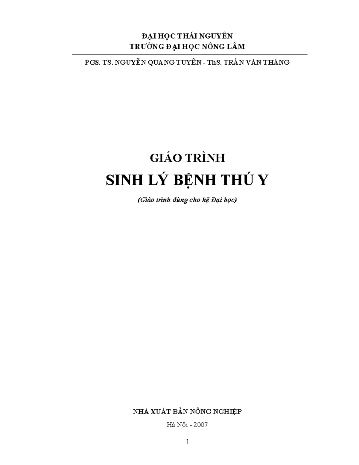 GIÁO TRÌNH SINH LÝ VẬT NUÔI TRẦN THỊ DÂN CUNG CẤP KIẾN THỨC SINH LÝ HỌC TOÀN DIỆN