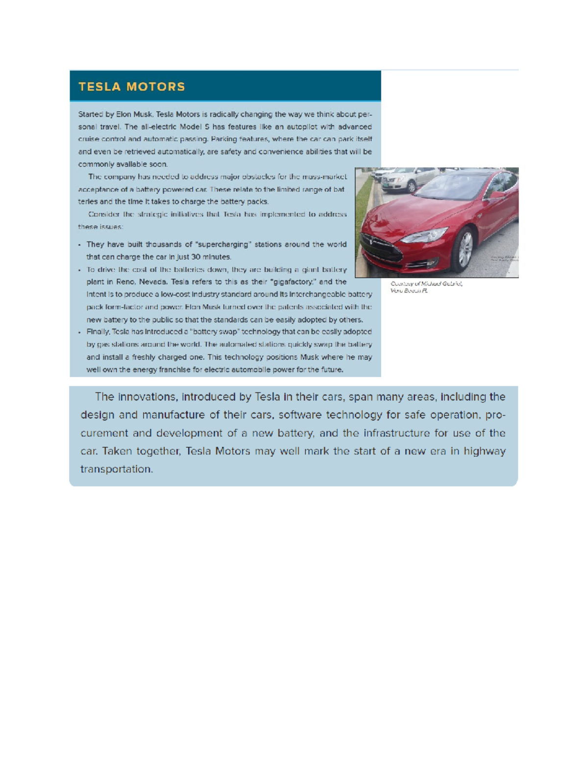 C2 Case Study: Tesla's Business Model and Market Strategy - Studocu