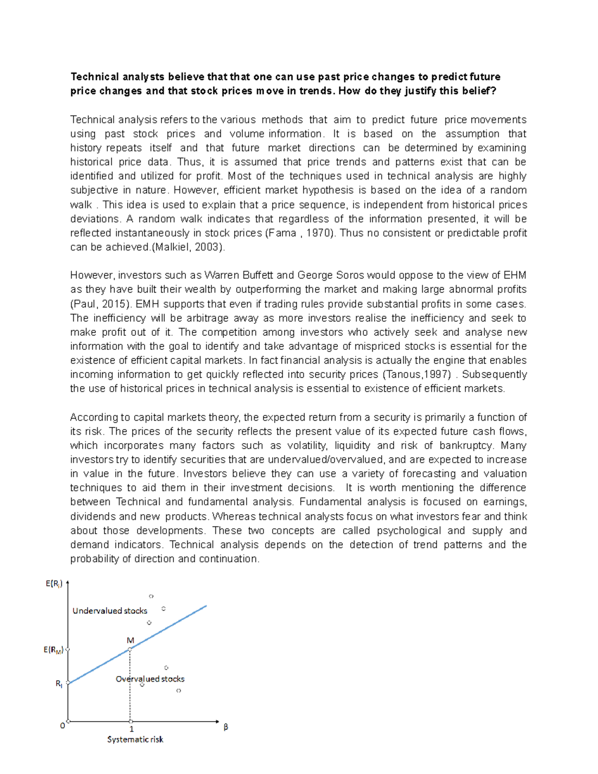 Exam 5 June: Technical Analysis Insights and Perspectives - Studocu