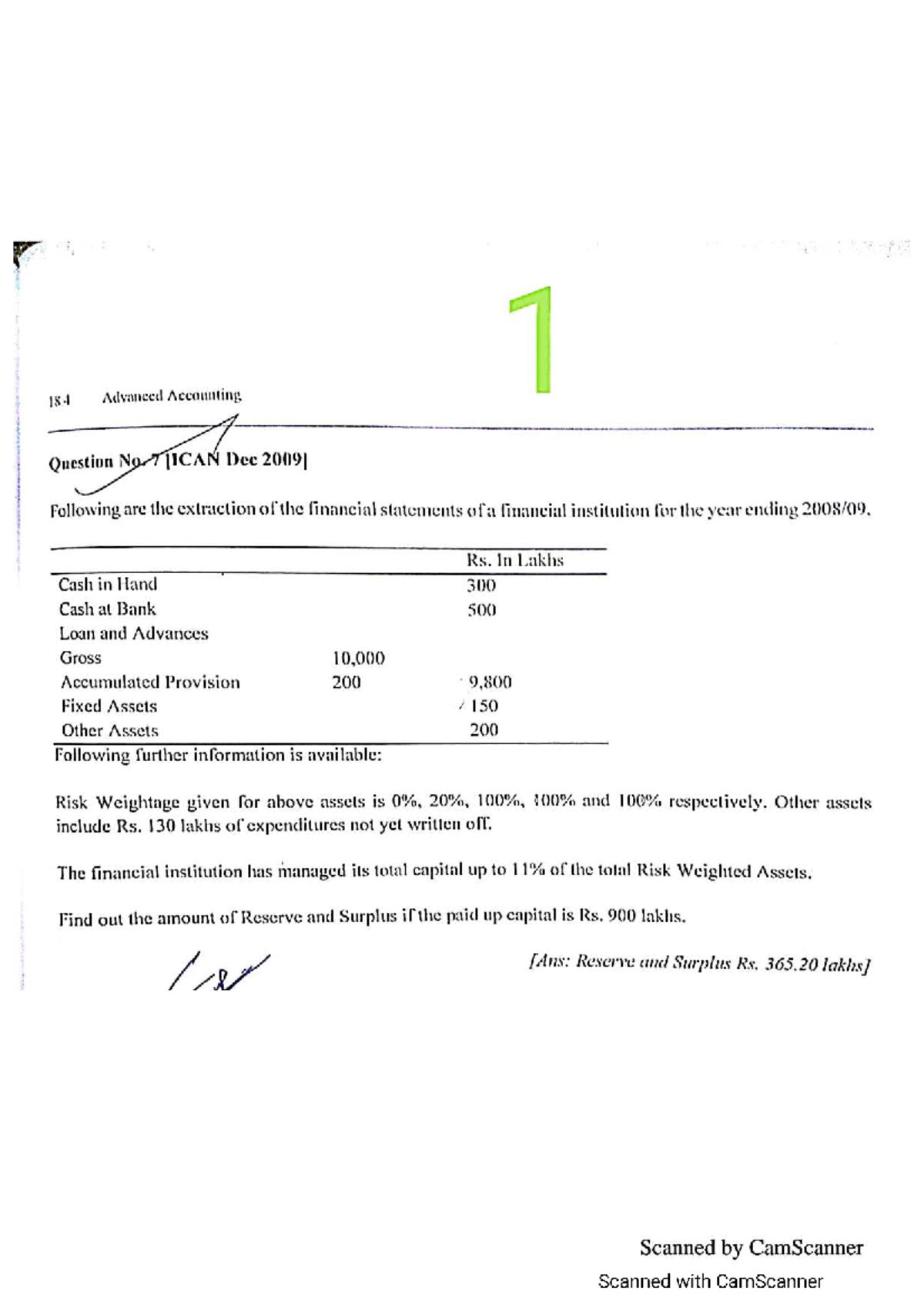 Advanced accounting question no. 7 ICAN Dec: Financial statements ...