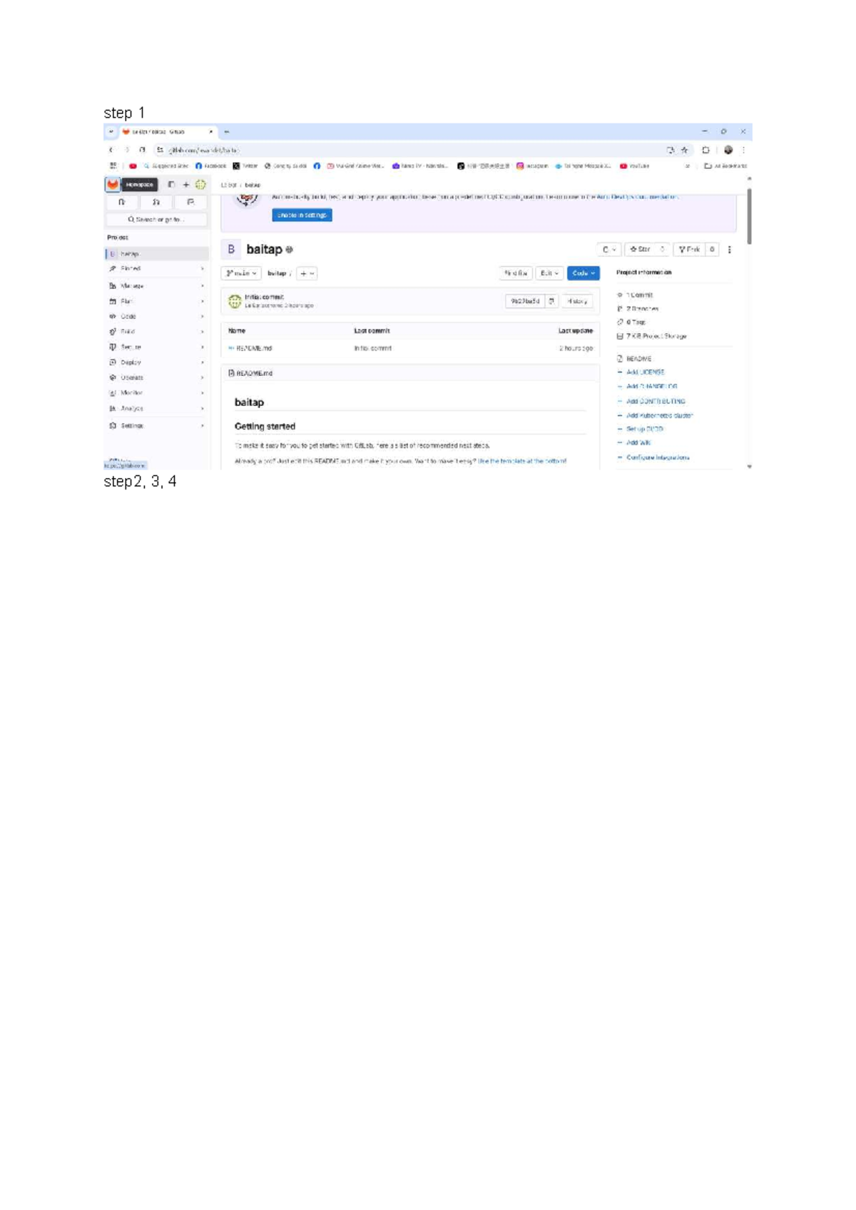 CSDL 08: GitLab Project Setup and Deployment Guide - Studocu