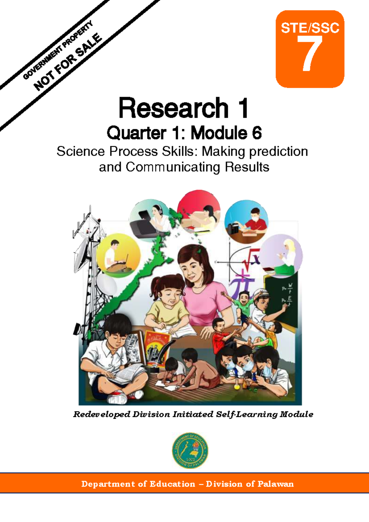 Science 7 Research Module Q1 M6: Observations and Inferences Activities ...