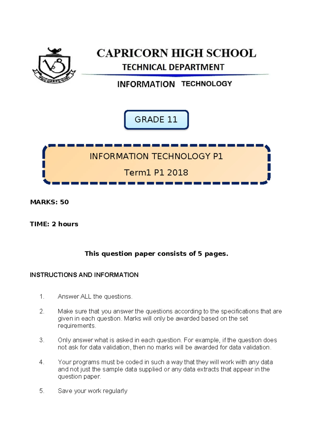 COMP102: Practical Marking Rubric for Computer Programming - Studocu