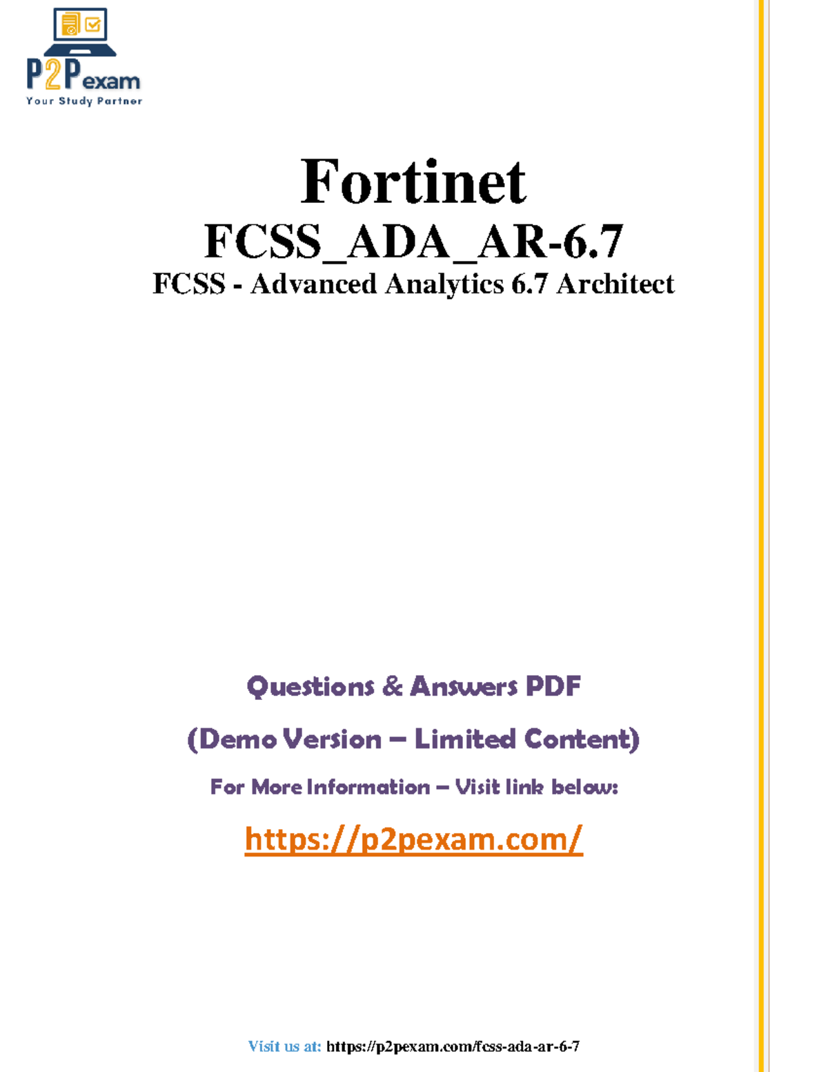 FCSS ADA AR-6.7 Questions and Answers pdf dumps - Questions & Answers ...