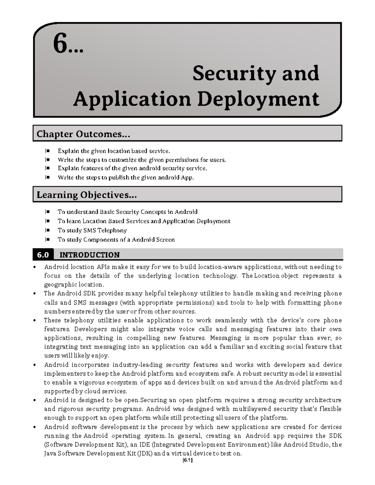 Security and Application Deployment (MAD 6) - Key Concepts and Steps ...