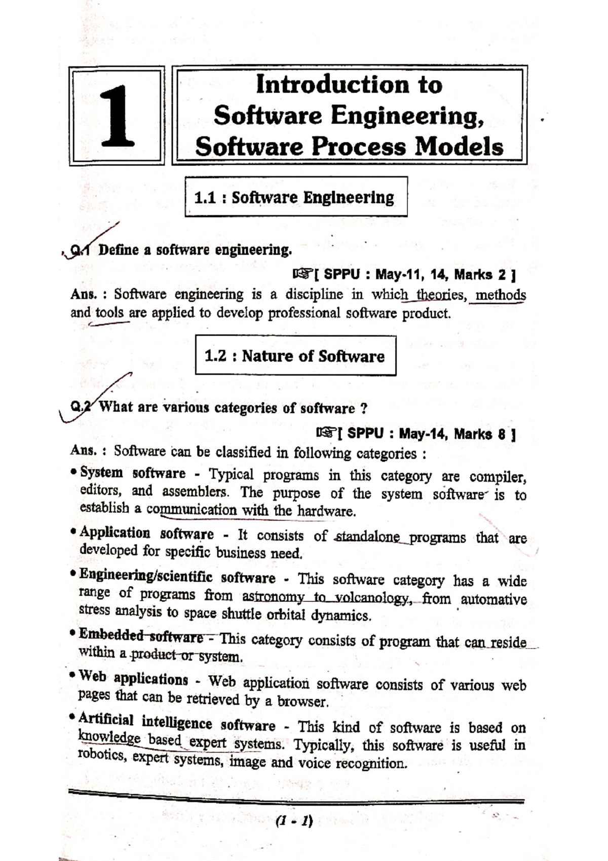 SE 1&2: Comprehensive Overview of Software Engineering Processes - Studocu