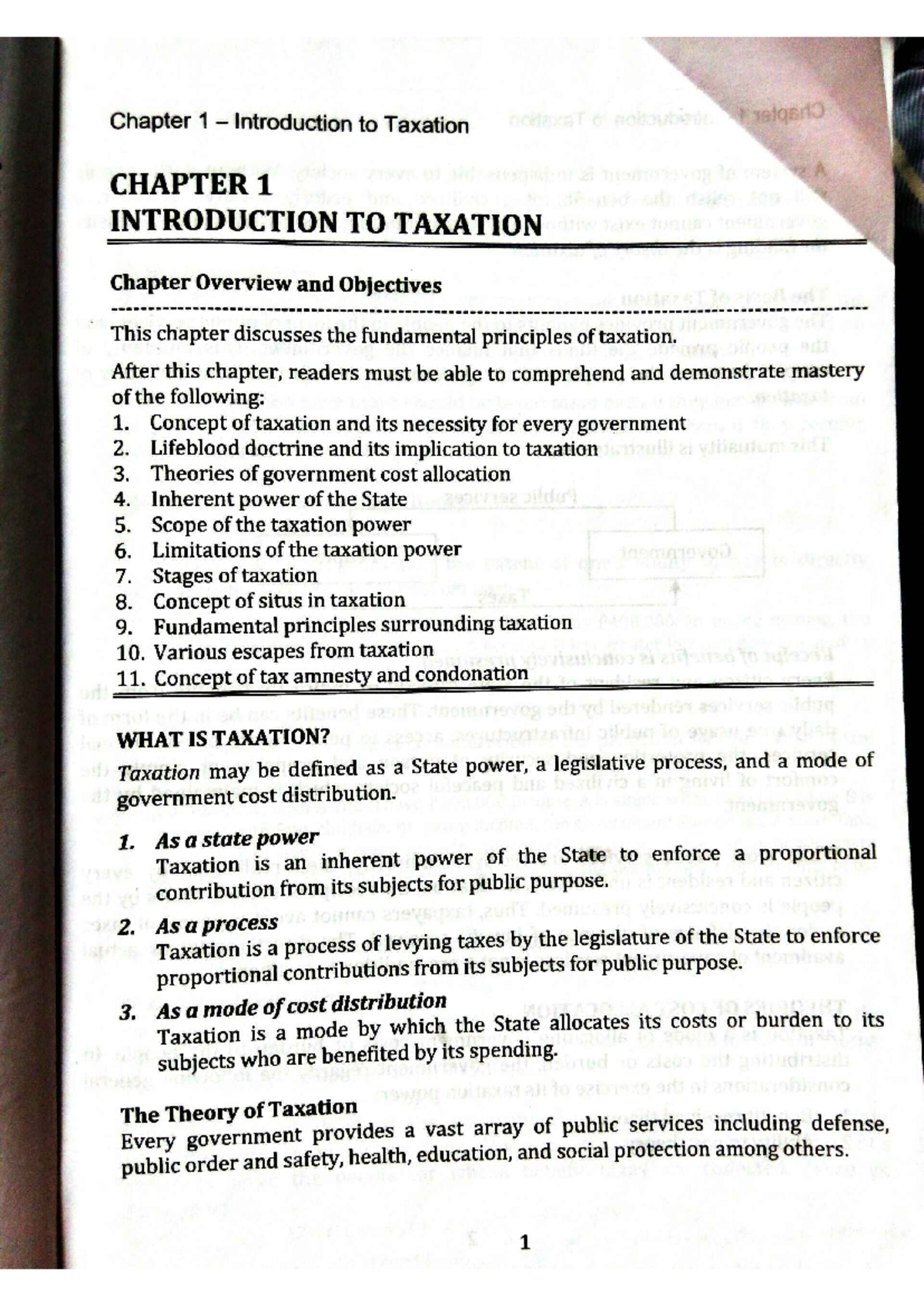 Chapter 1 income taxation - BS accountancy - Studocu