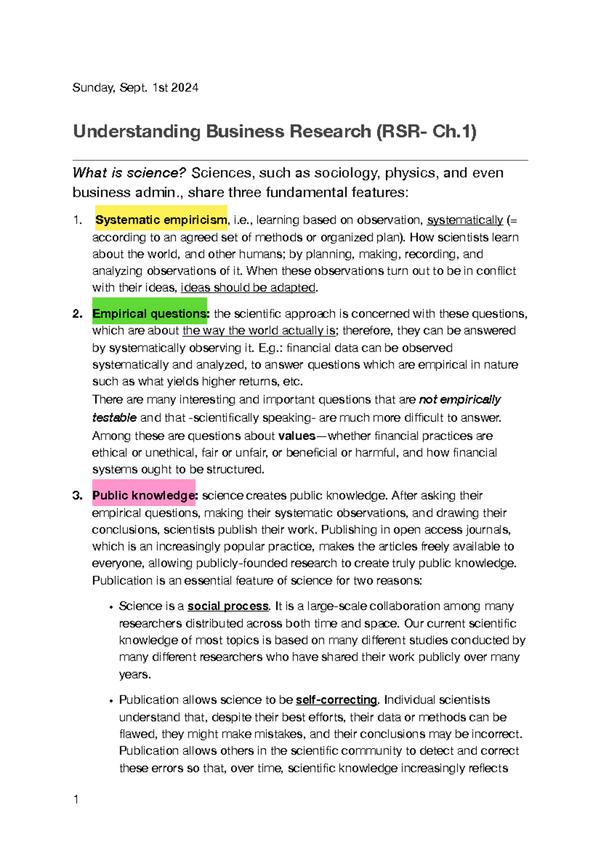 Research Skills in Business: Understanding RSR Concepts and Goals ...
