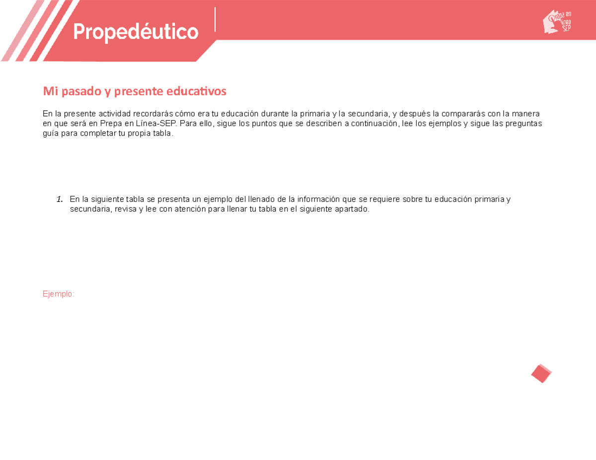 Actividad formativa M0S3AI5 - Mi pasado y presente educativos En la