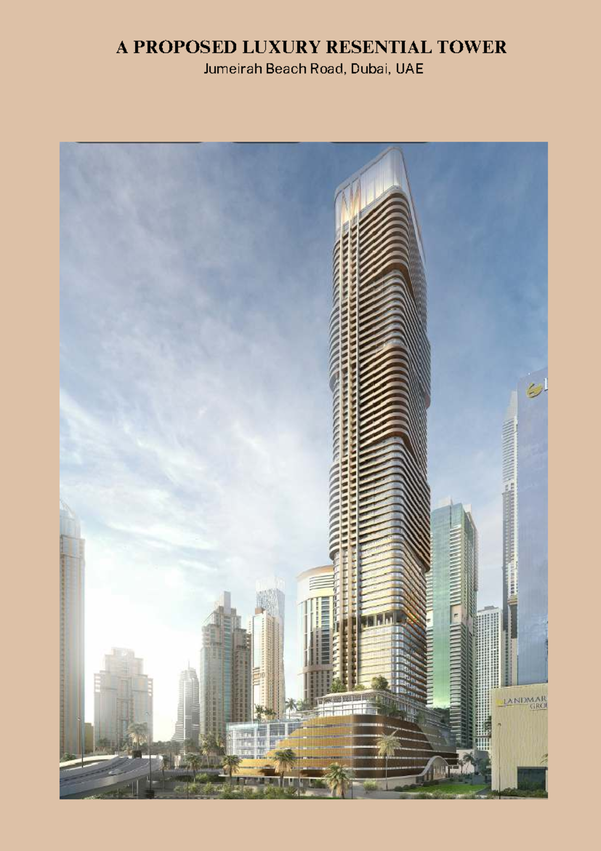 A Proposed Luxury Resential Tower - A PROPOSED LUXURY RESENTIAL TOWER ...
