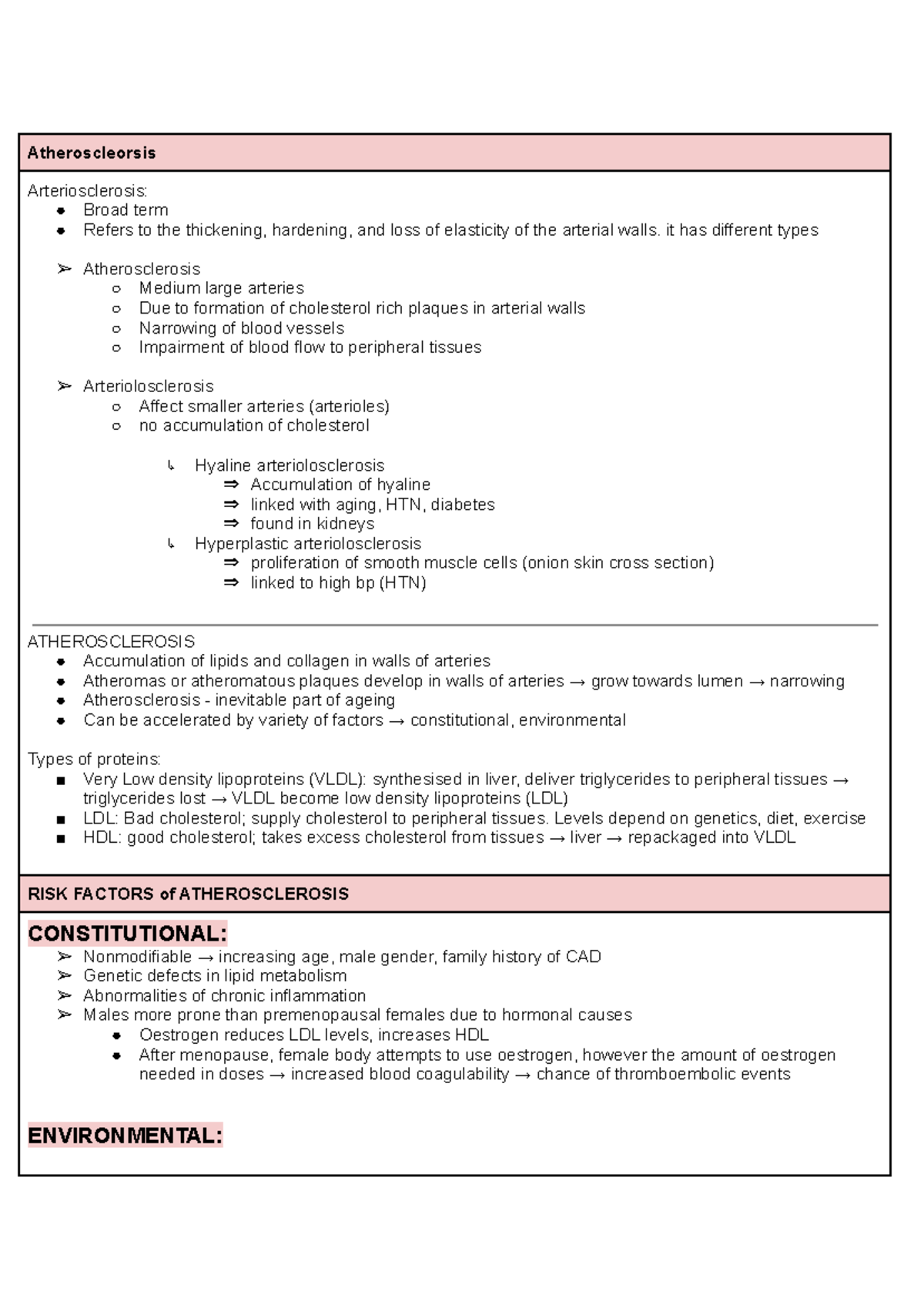 Cardio 1 - Atherosclerosis Overview and Ischemic Heart Disease Insights ...