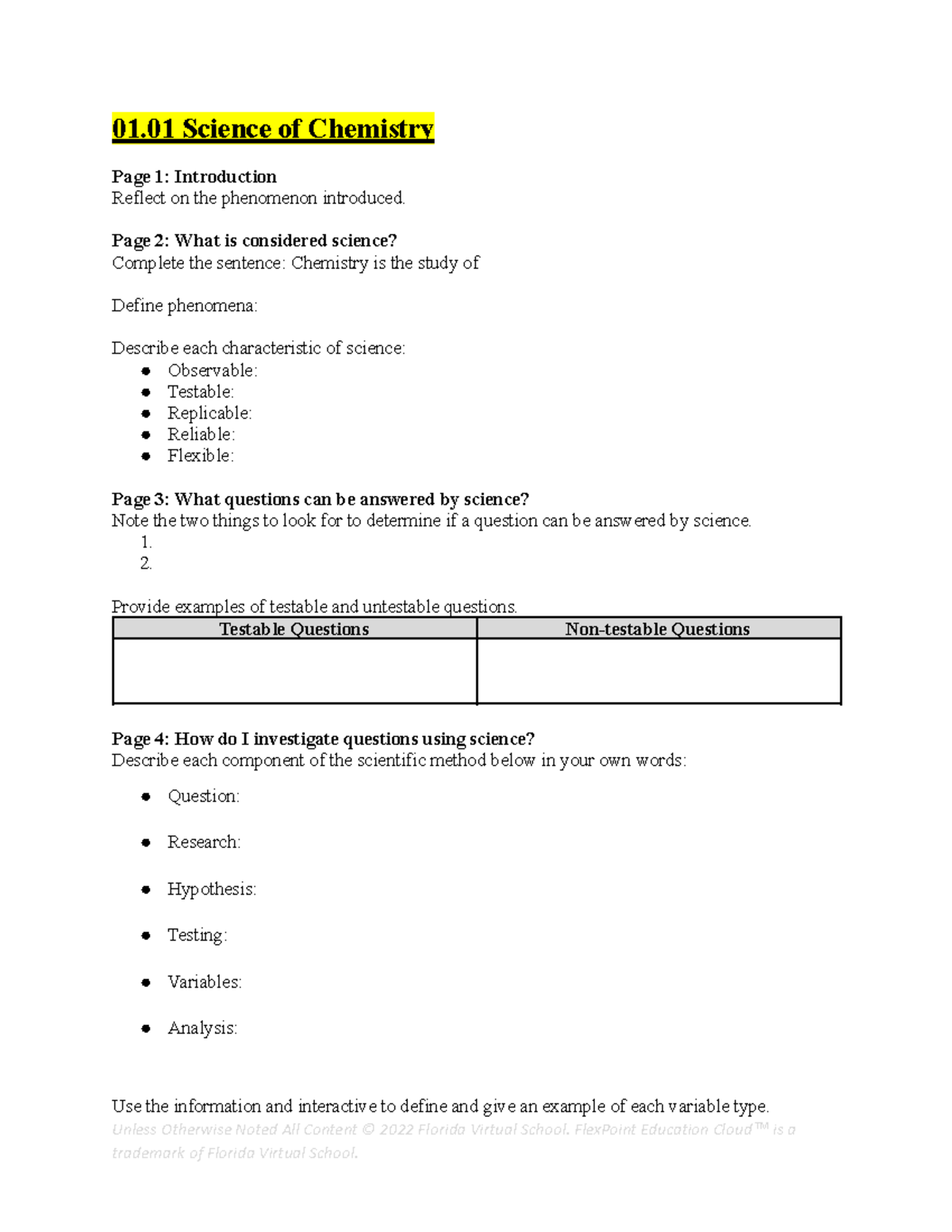01 - Module 1 Chemistry Journal Notes: Concepts & Measurements - Studocu