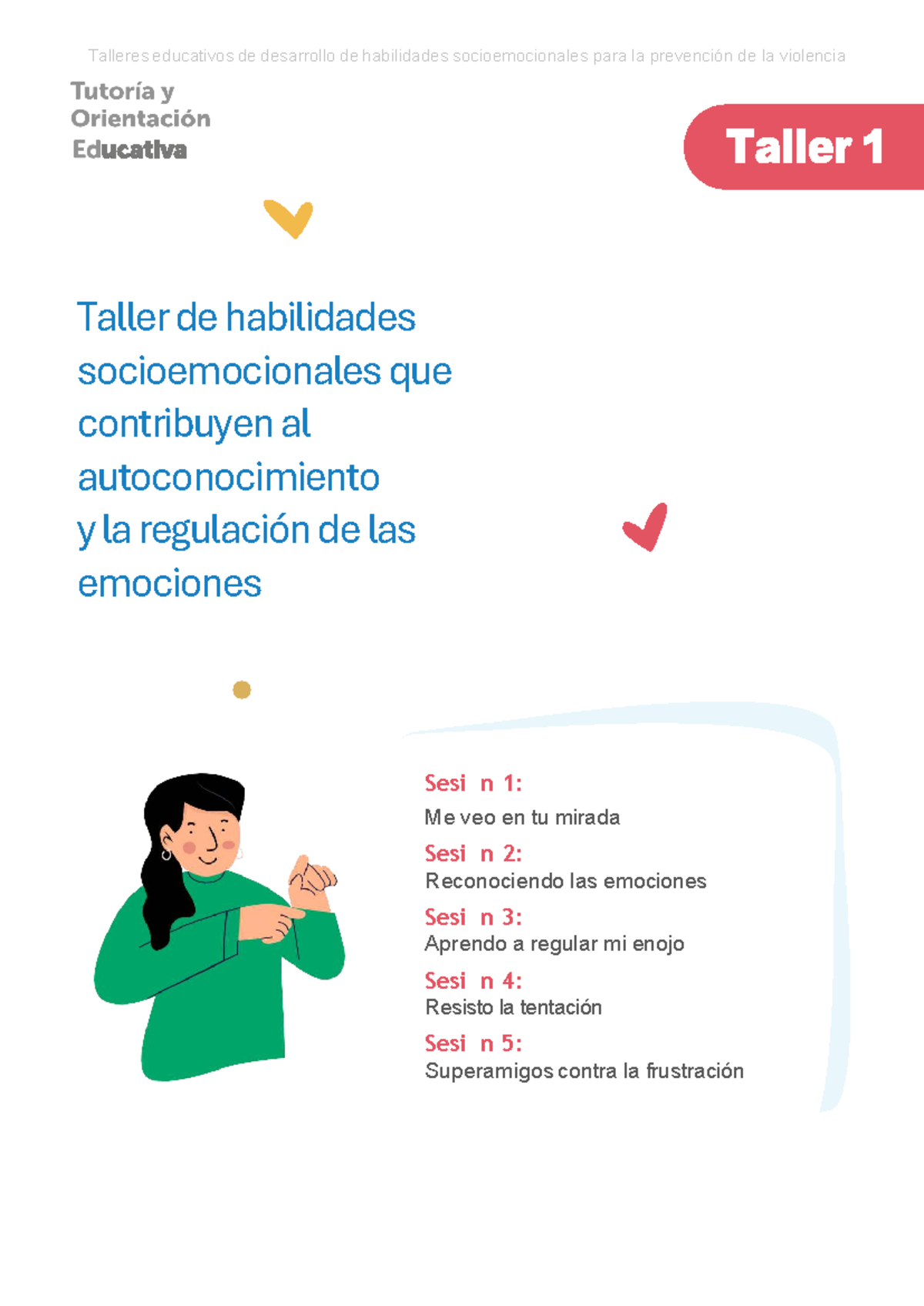 Talleres Educativos de Habilidades Socioemocionales para la Prevención ...