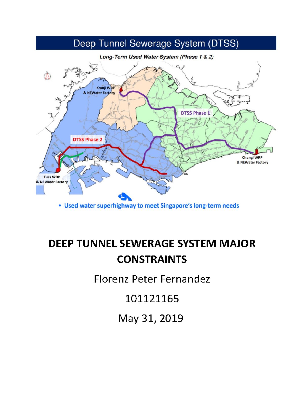 Assignment 5 - Major Constraints of Singapore's DEEP Tunnel Sewerage ...