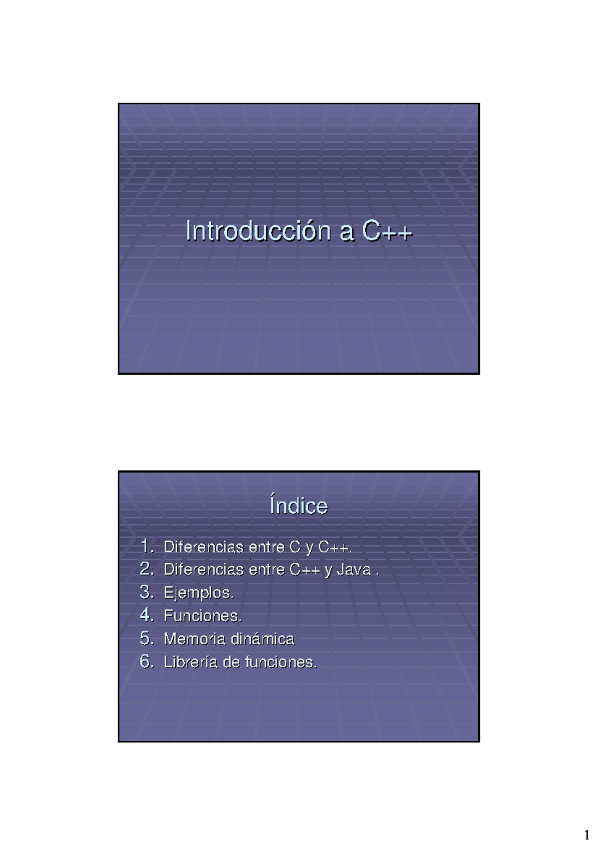 Microsoft Power Point - 04. Introducción a C++ - Introducción a C+ ...