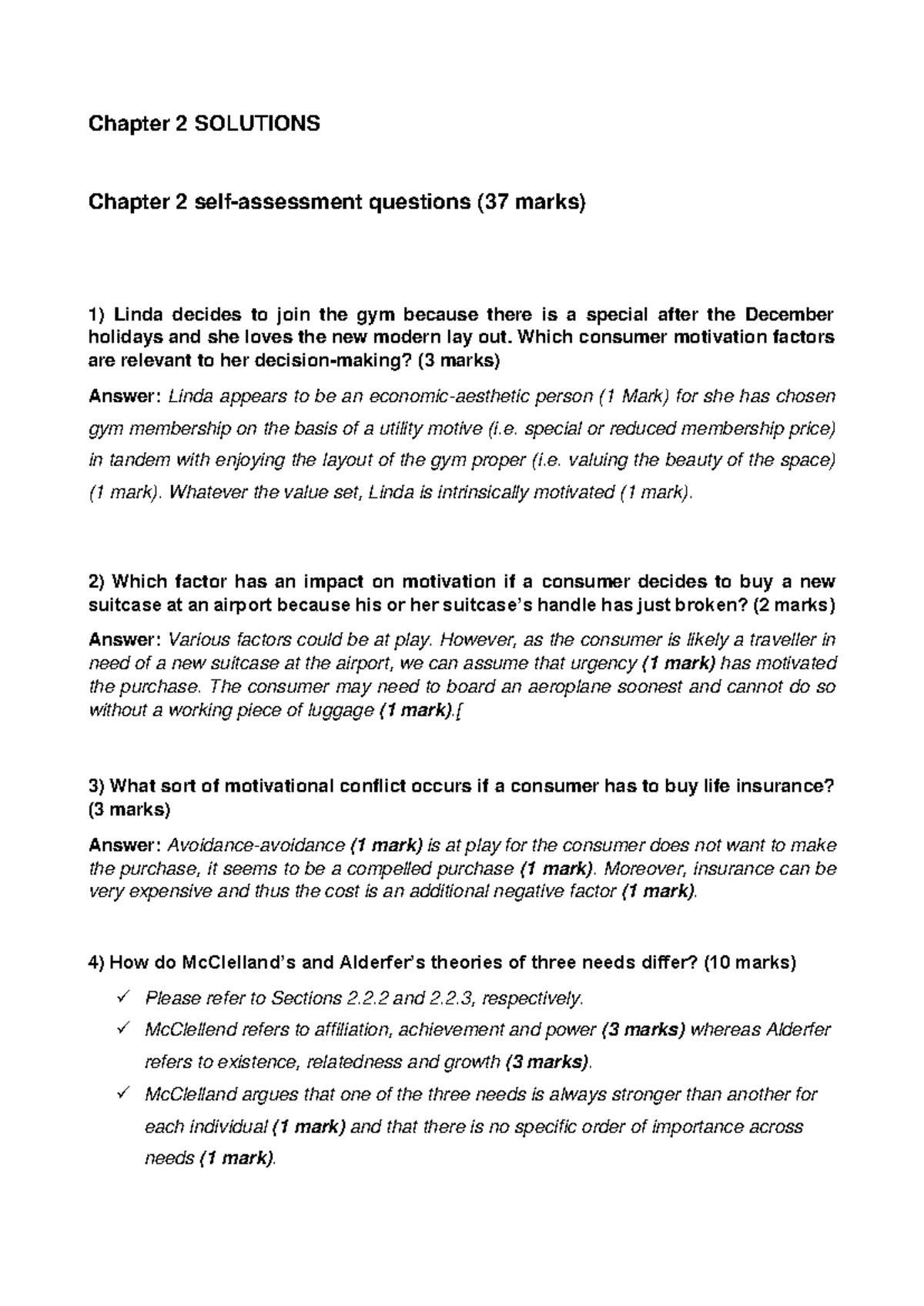 BEM 212 Chapter 2 Solutions: Practice Questions & Answers - Studocu