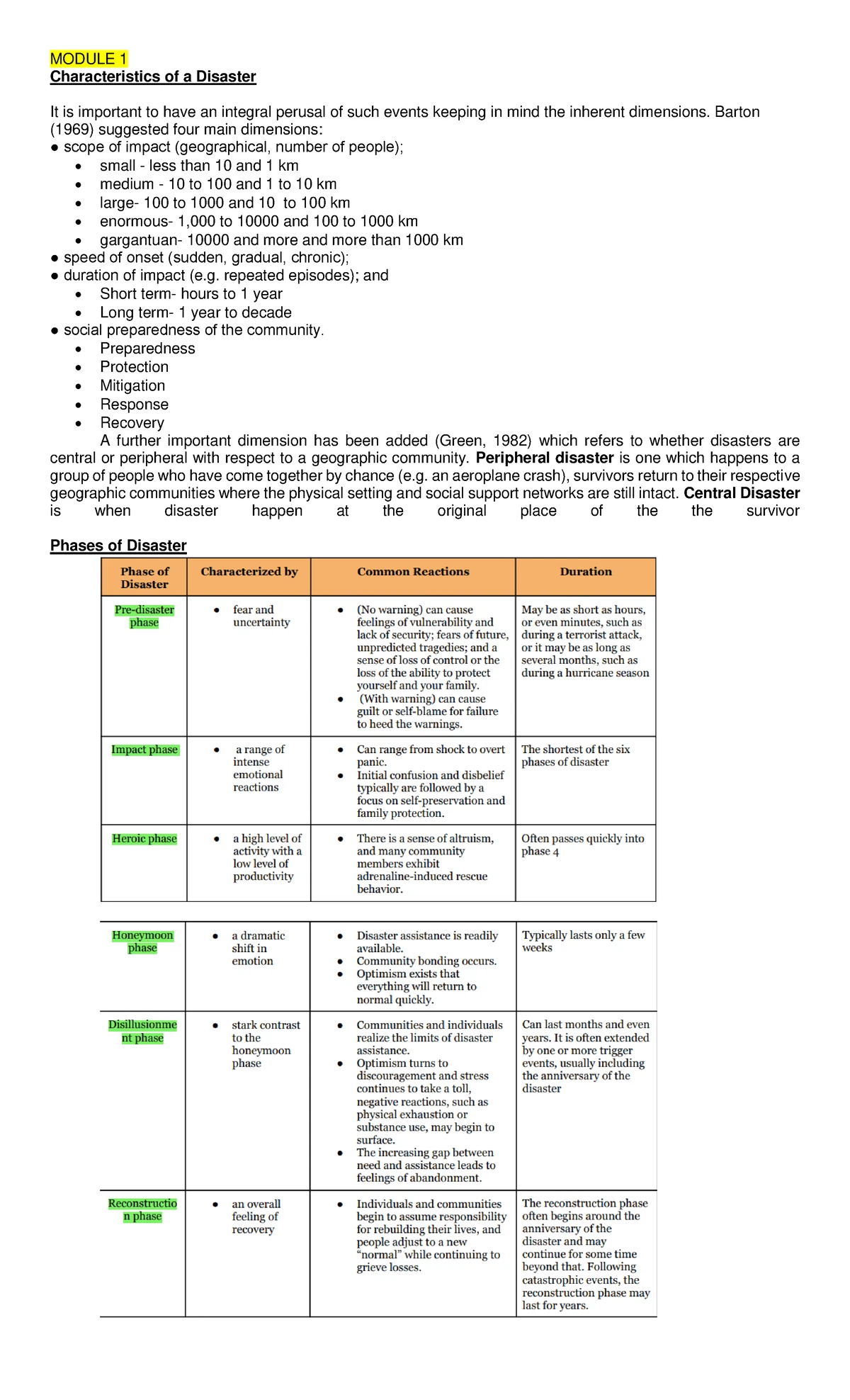 DMH Review: Understanding Catastrophic Events and Mental Health Effects ...