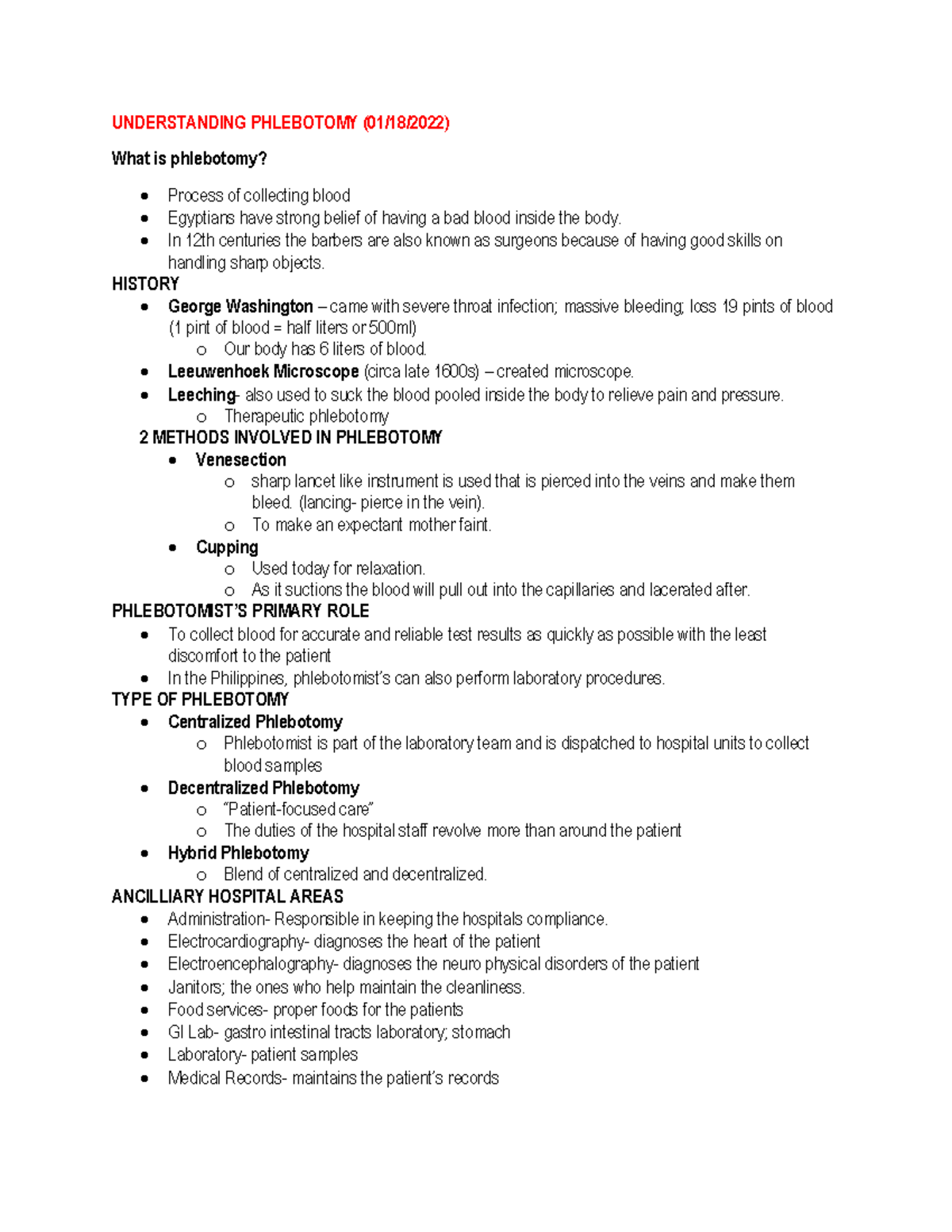 PMLS-2: Comprehensive Notes on Phlebotomy Techniques and Practices ...