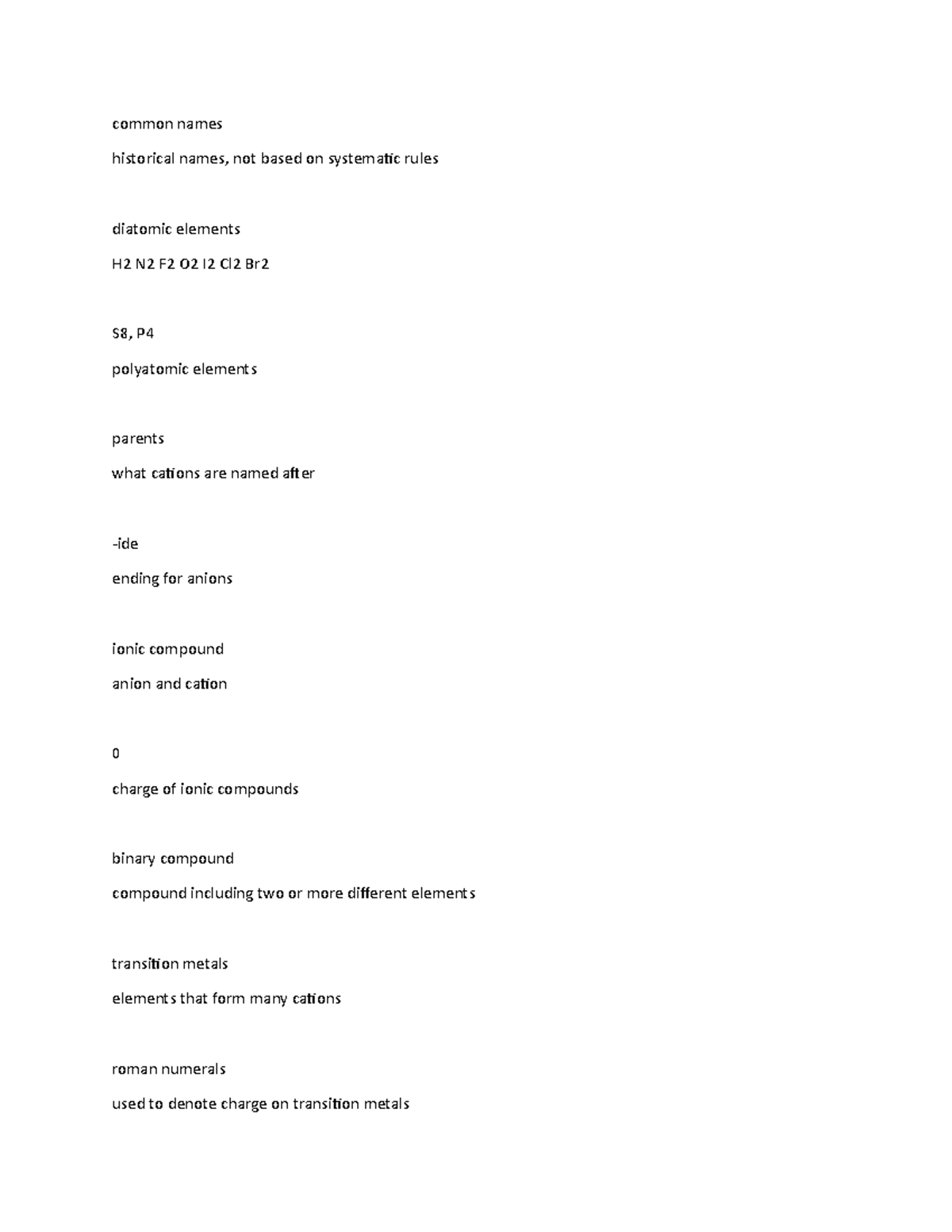 Chm 1025 Final Exam Study Guide: Key Concepts and Formulas - Studocu