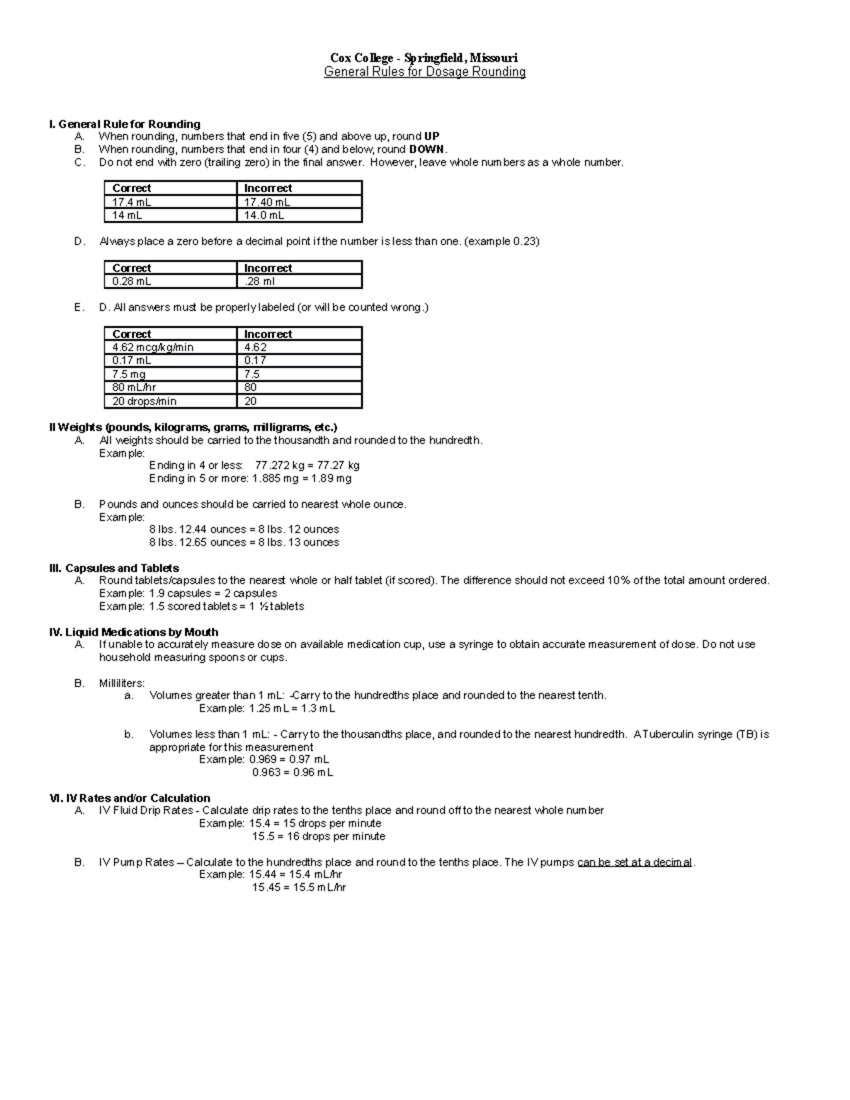 NURS 106 Dosage Calculation Practice Quiz Guidelines - Studocu