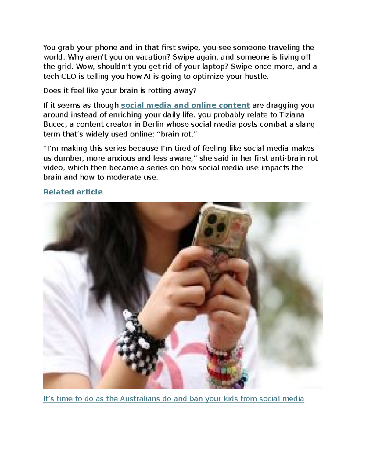 News - The Impact of Social Media on Brain Function and Attention - Studocu