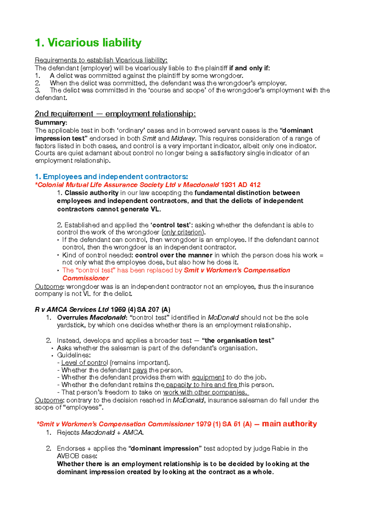 Delict Exam Notes - Preparing for June 2022 Exam Insights - Studocu
