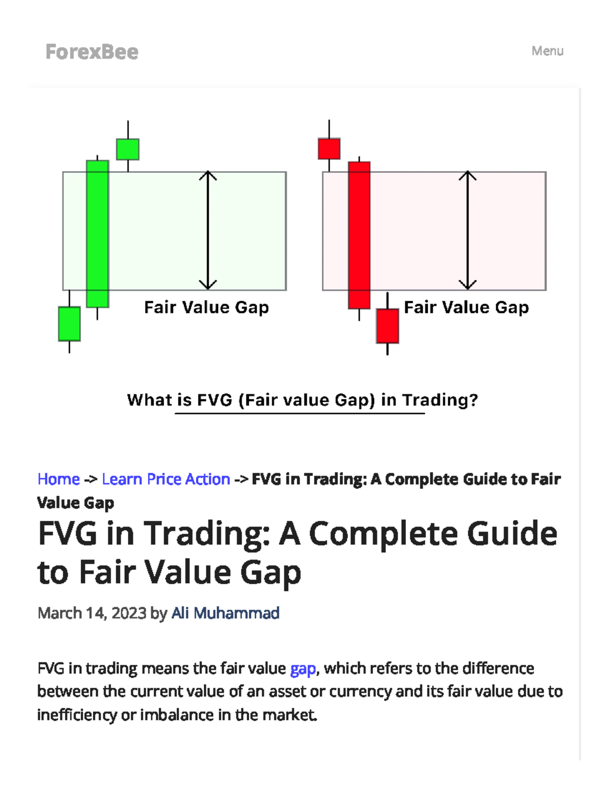FVG 101: Comprehensive Guide to Fair Value Gaps in Trading - Studocu