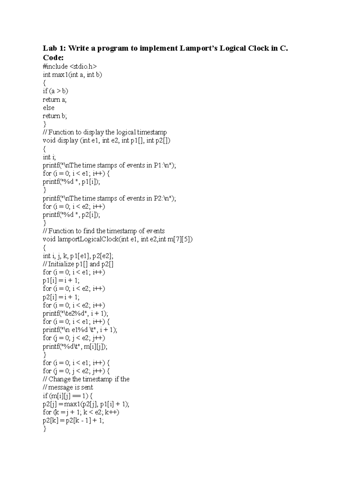 DS LAB 01 - This is a lab material of distributed system Lab 01 - Lab 1 ...
