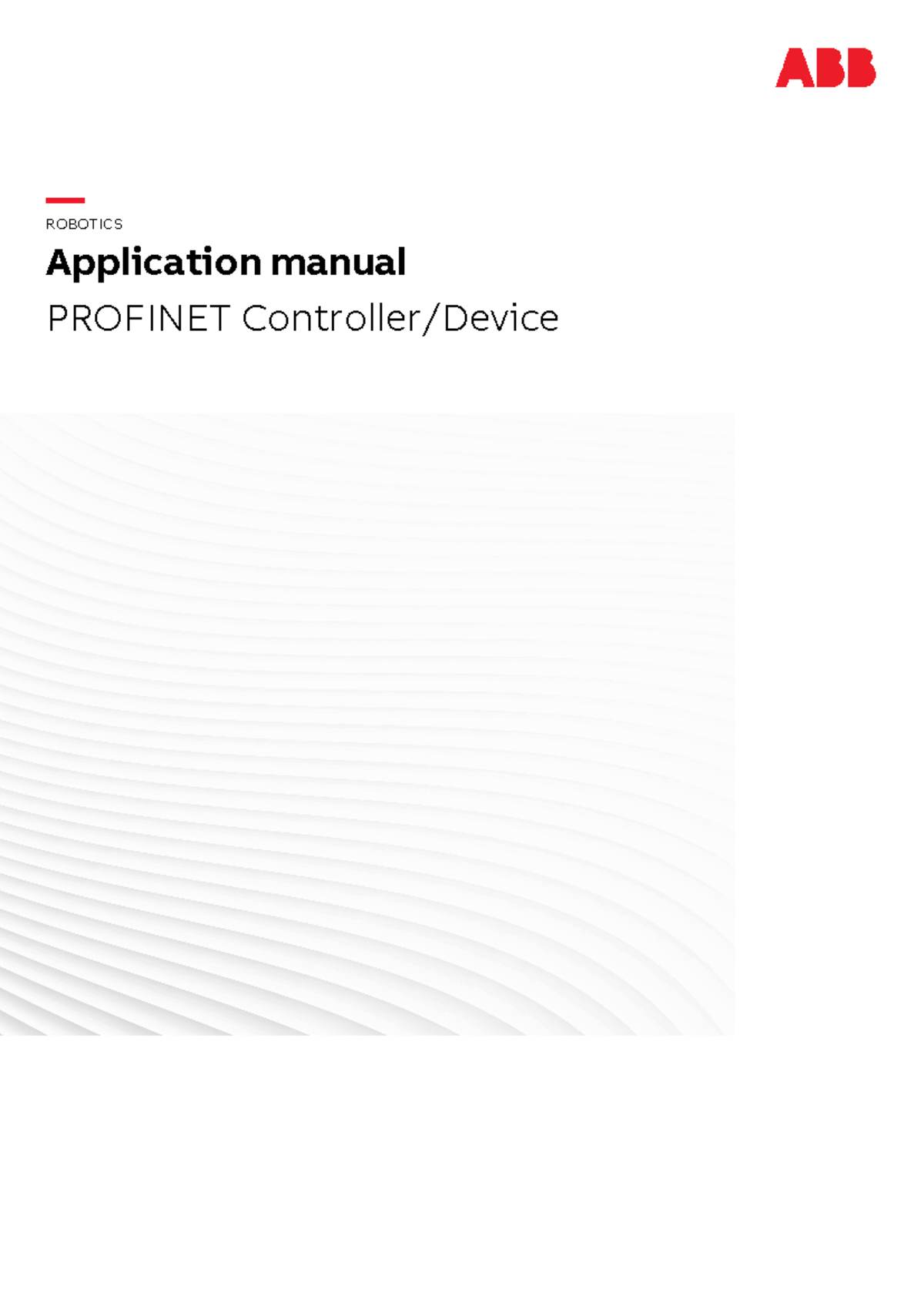57424660 - manual profinet - ROBOTICS Application manual PROFINET ...