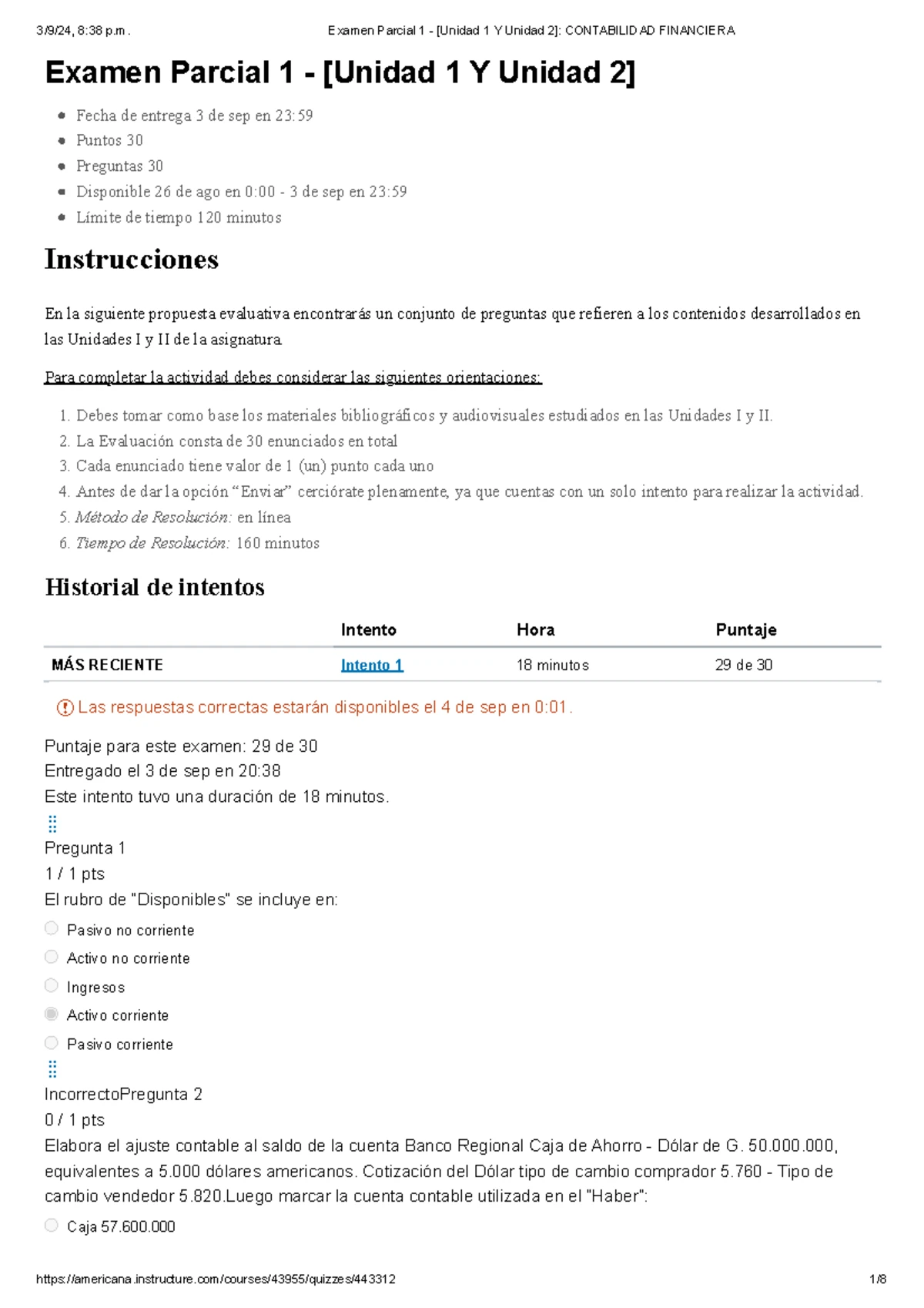 Examen Parcial 1 - Estadísticas 1 (Unidades I y II) - Studocu