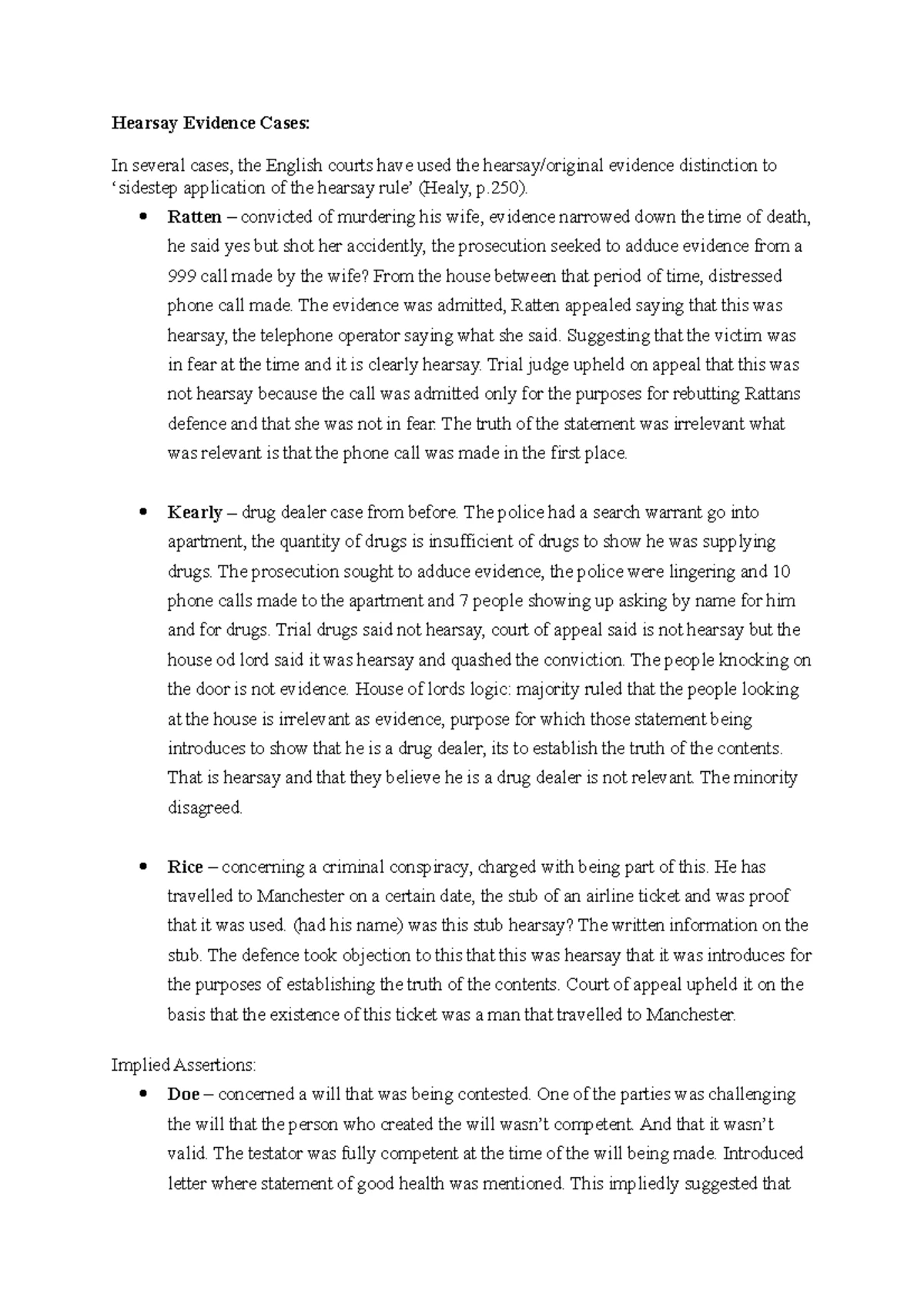 LW294 Notes - LW294 THE LAW OF EVIDENCE LECTURE 1 ART 38. What is ...