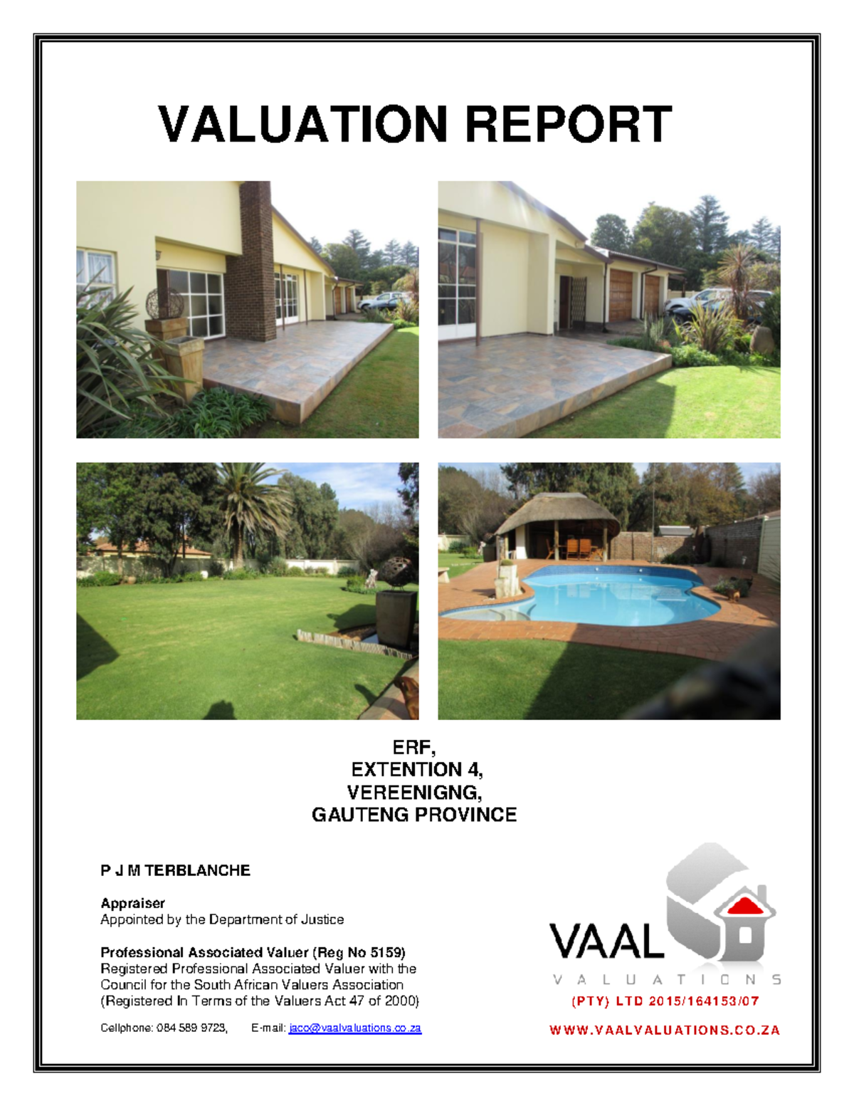 Valuation Report Example: Property Assessment in Gauteng Province - Studocu