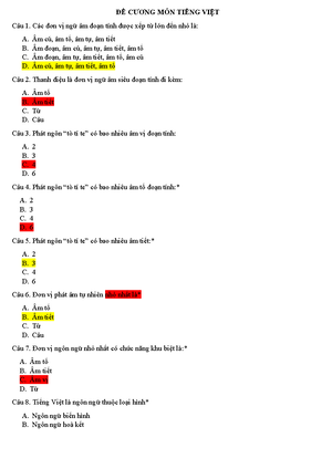 [Solved] Cu 1 Cc t hoa hng nh my tin li bi bc hc hi chim ot l A T n a m ...