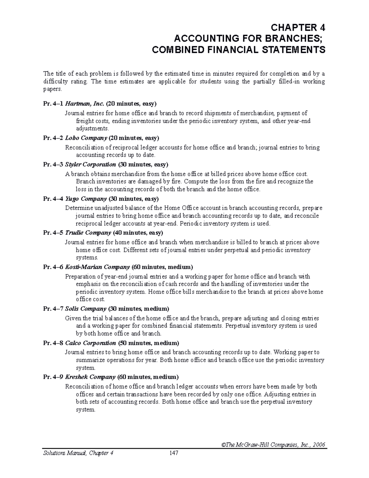 225992222 Chapter 04 Advanced Accounting Solutions and Reference Guide ...
