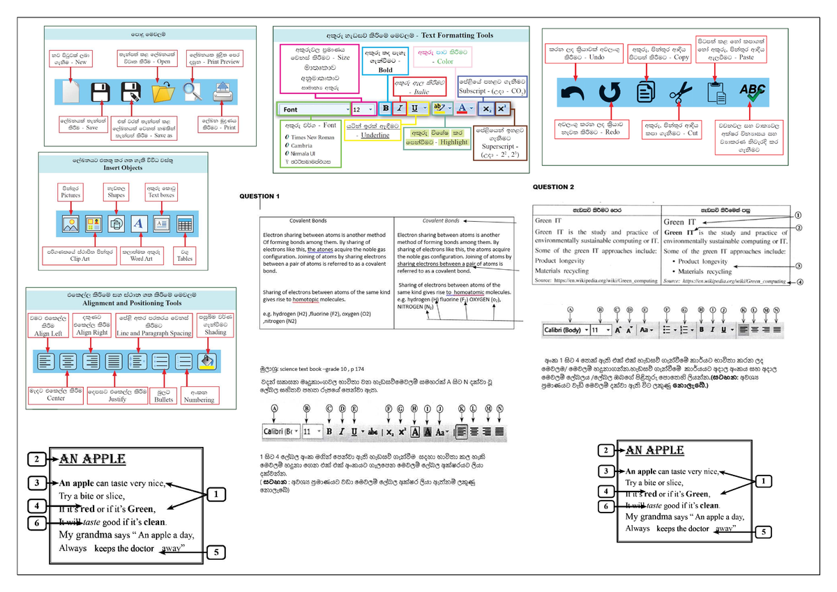 Word Short Notes - ICT 3800: Text Formatting Tools and Concepts - Studocu