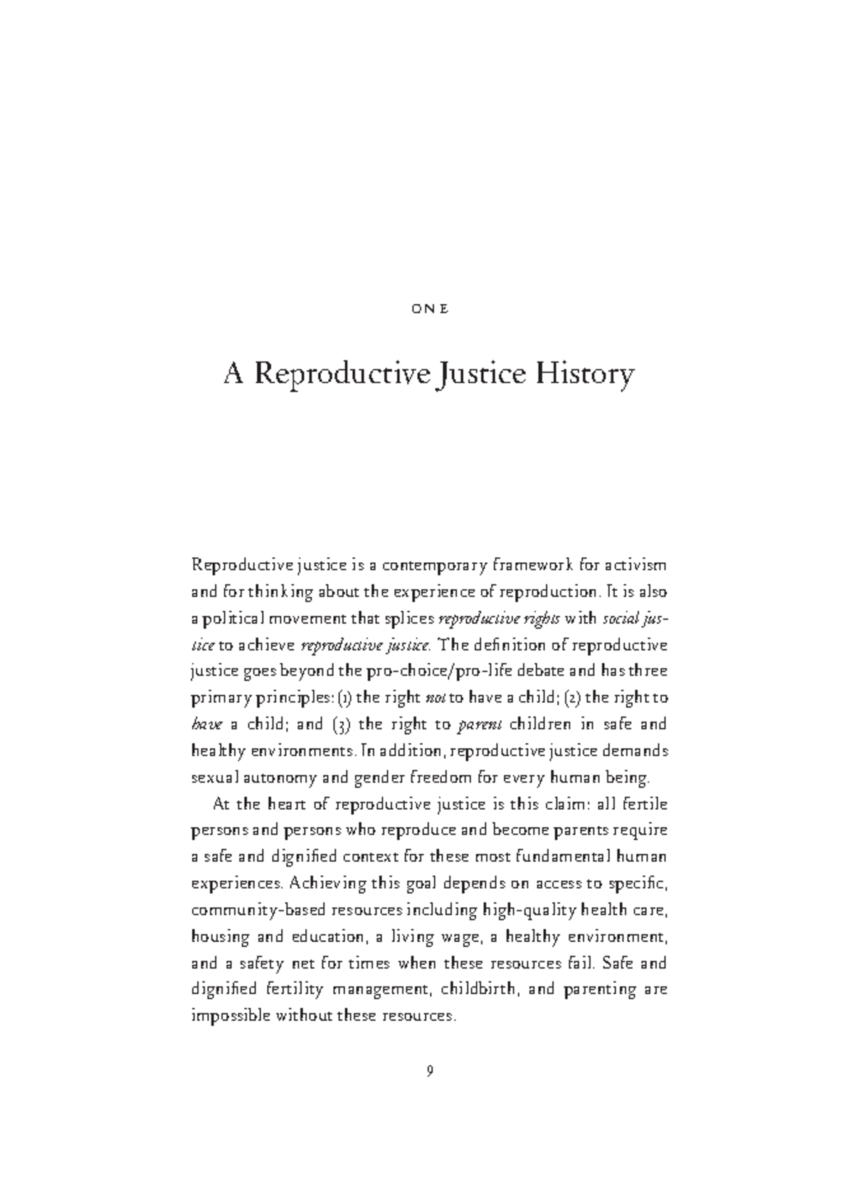 A Reproductive Justice History: Coercion, Race, and Reproductive Rights ...