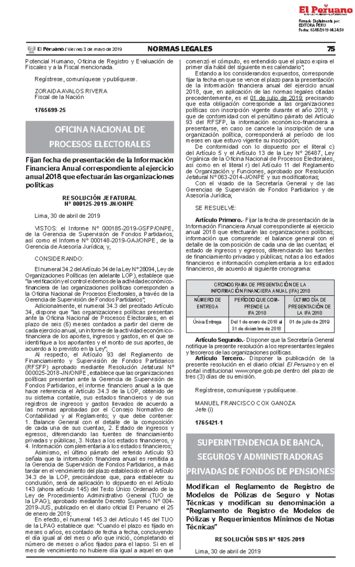Reglamento de Supervisión y Control de Corredores de Reaseguros - SBS ...